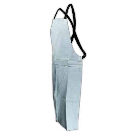 Magid Weld Pro Grey 24 x 42 Leather Bib Style Apron T4100-42